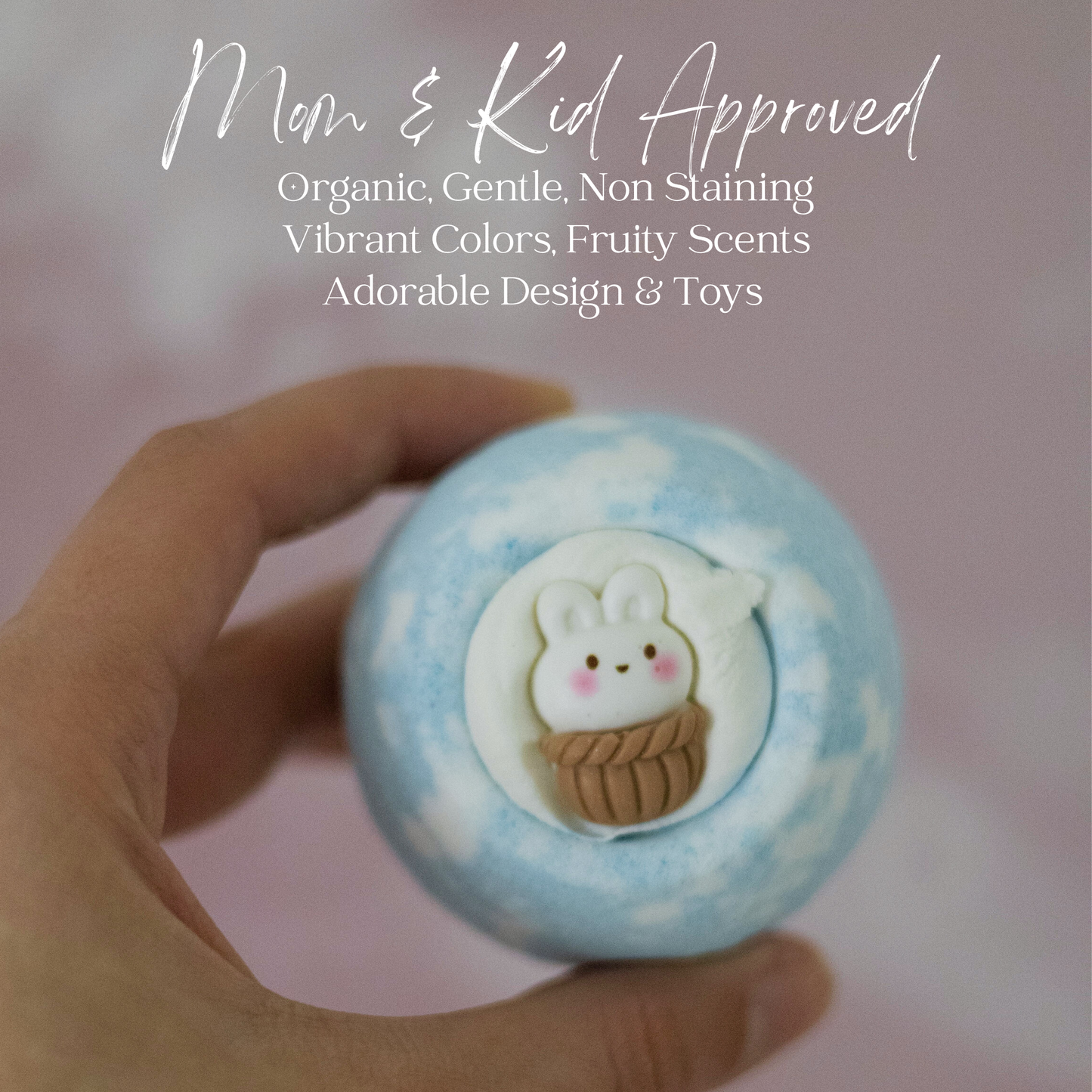 EvolutionUSA 12pc Bloom Bath Bombs with Toys, Adorable Girl Bath Bomb Set, Bubbly Kids Bathbombs, Fizzy Bath Ball, Kids Bath Bombs for Girls, Childrens Bath Bomb Set Easter, Valentines Gift