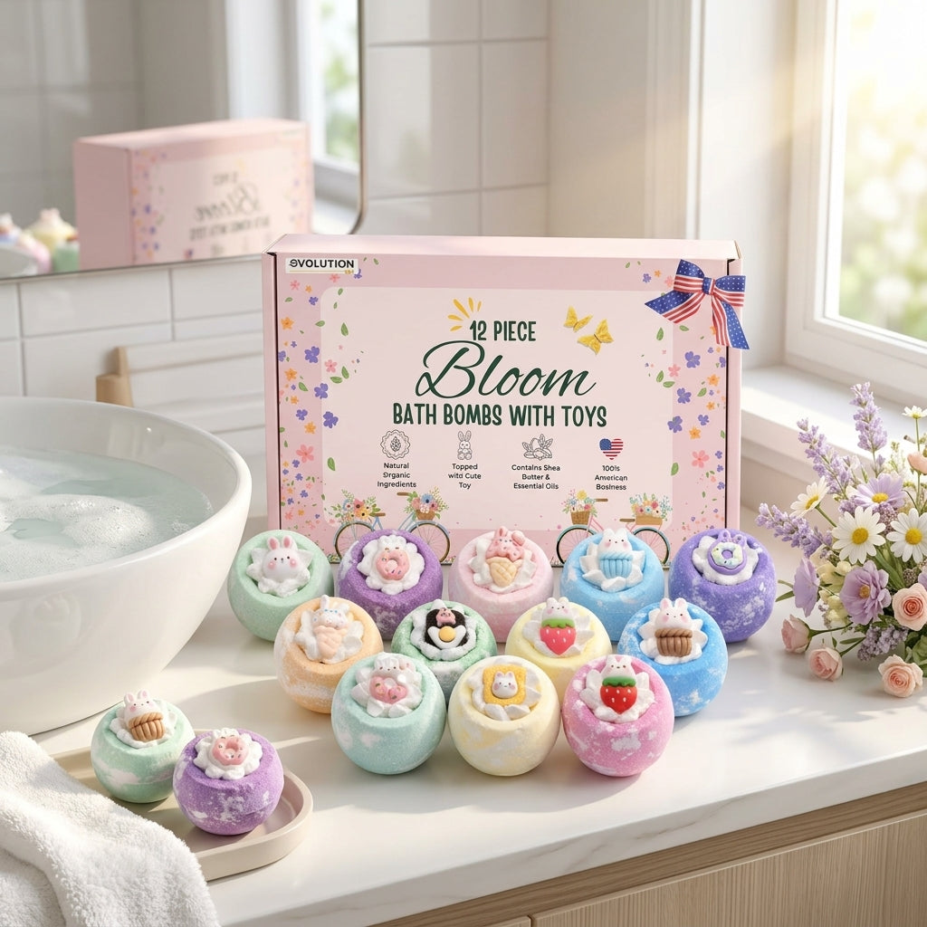 12pc Bloom Bath Bombs