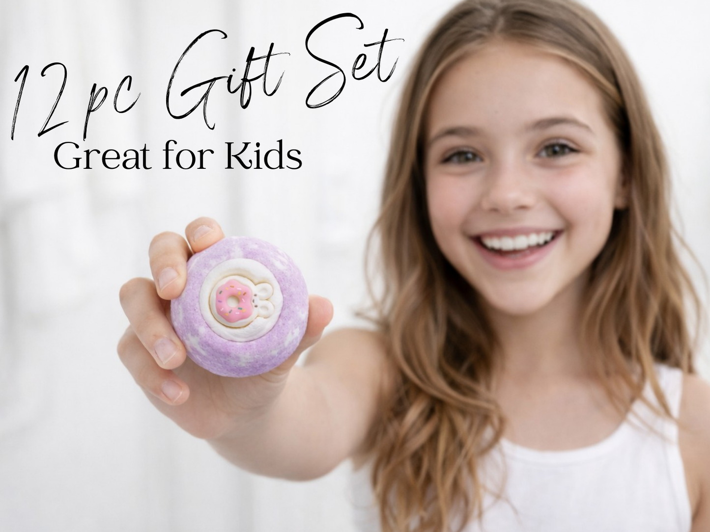 EvolutionUSA 12pc Bloom Bath Bombs with Toys, Adorable Girl Bath Bomb Set, Bubbly Kids Bathbombs, Fizzy Bath Ball, Kids Bath Bombs for Girls, Childrens Bath Bomb Set Easter, Valentines Gift