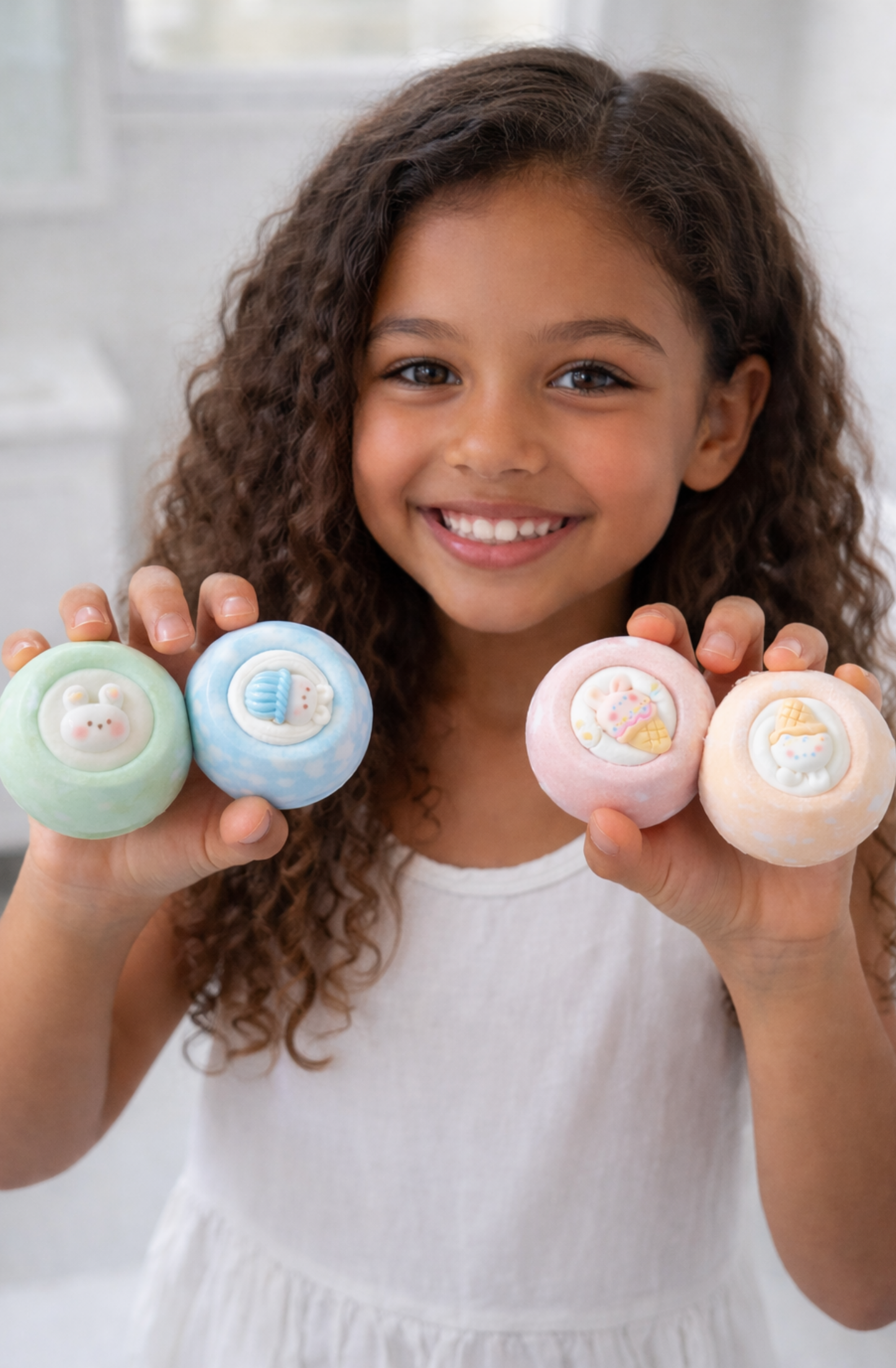 EvolutionUSA 12pc Bloom Bath Bombs with Toys, Adorable Girl Bath Bomb Set, Bubbly Kids Bathbombs, Fizzy Bath Ball, Kids Bath Bombs for Girls, Childrens Bath Bomb Set Easter, Valentines Gift
