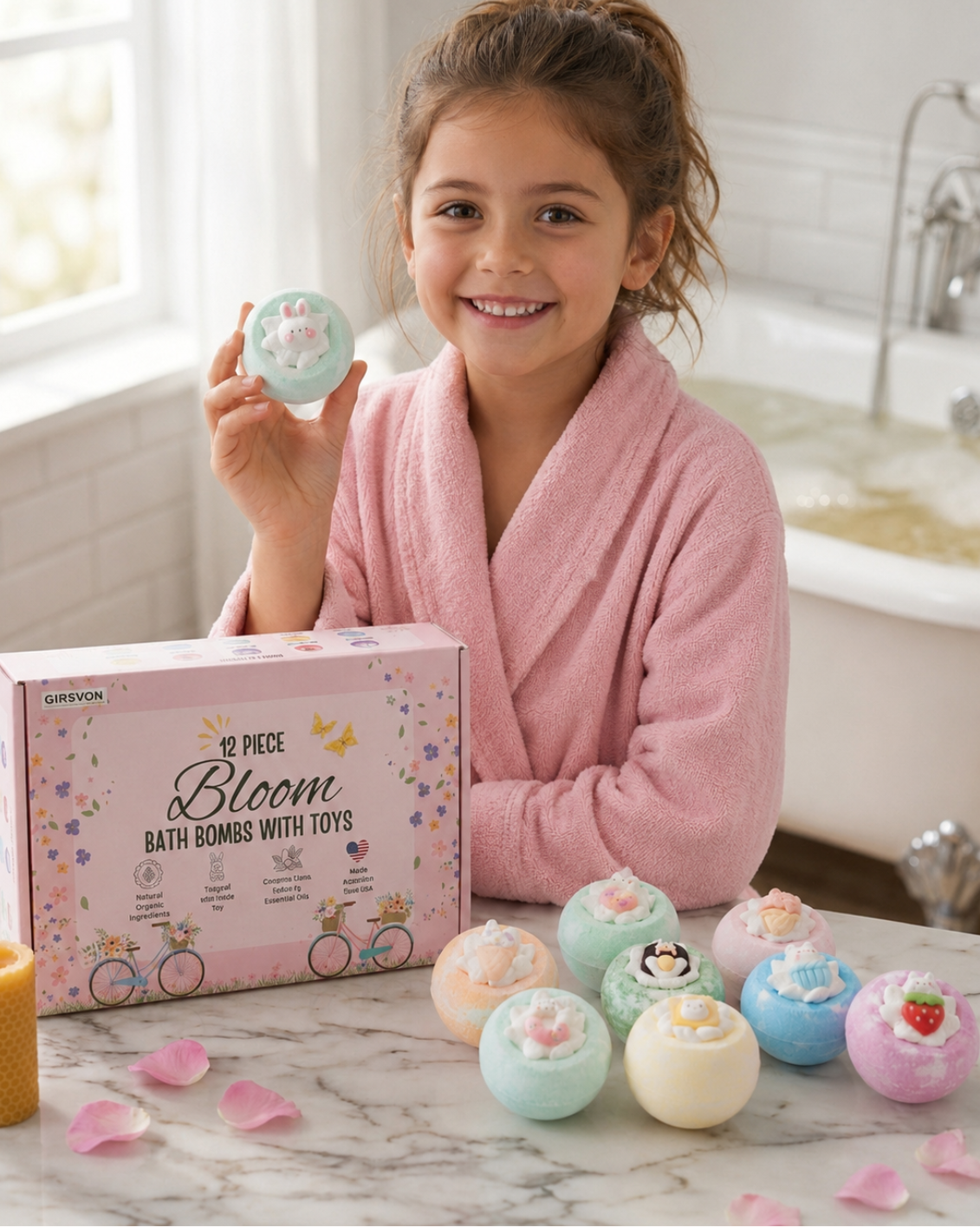 12pc Bloom Bath Bombs
