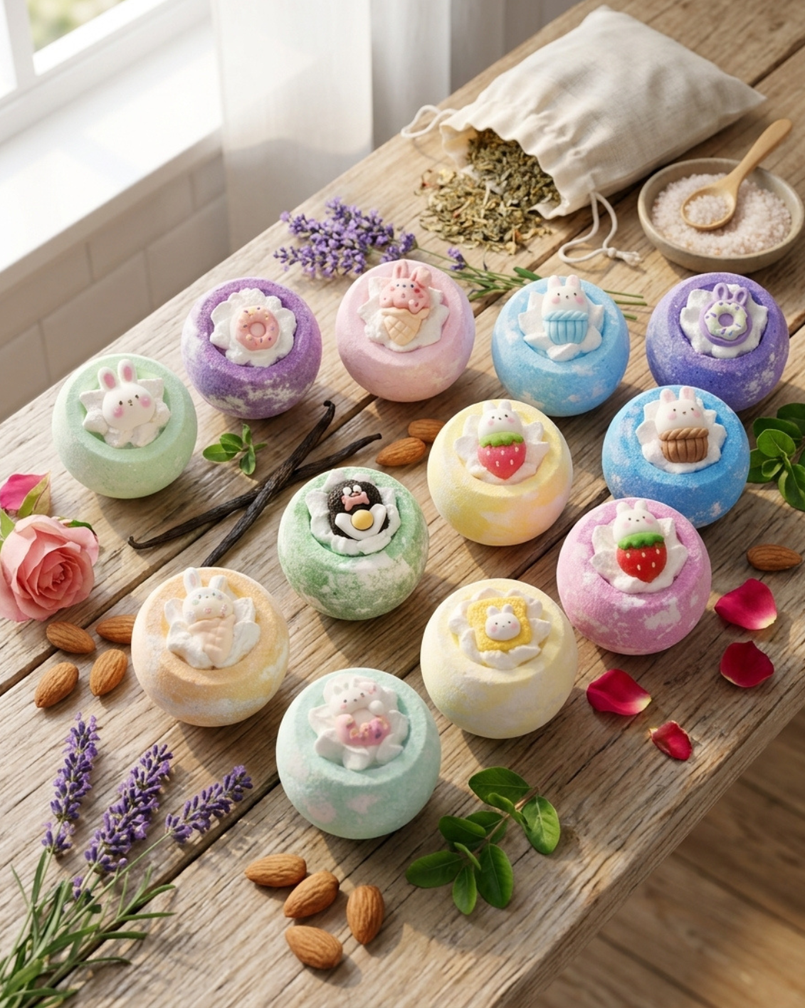12pc Bloom Bath Bombs
