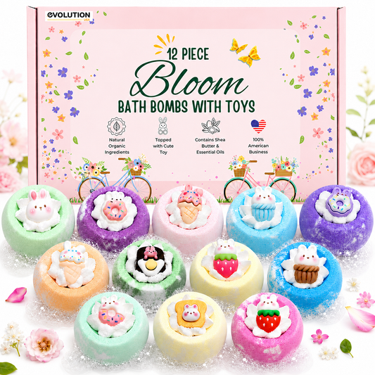12pc Bloom Bath Bombs