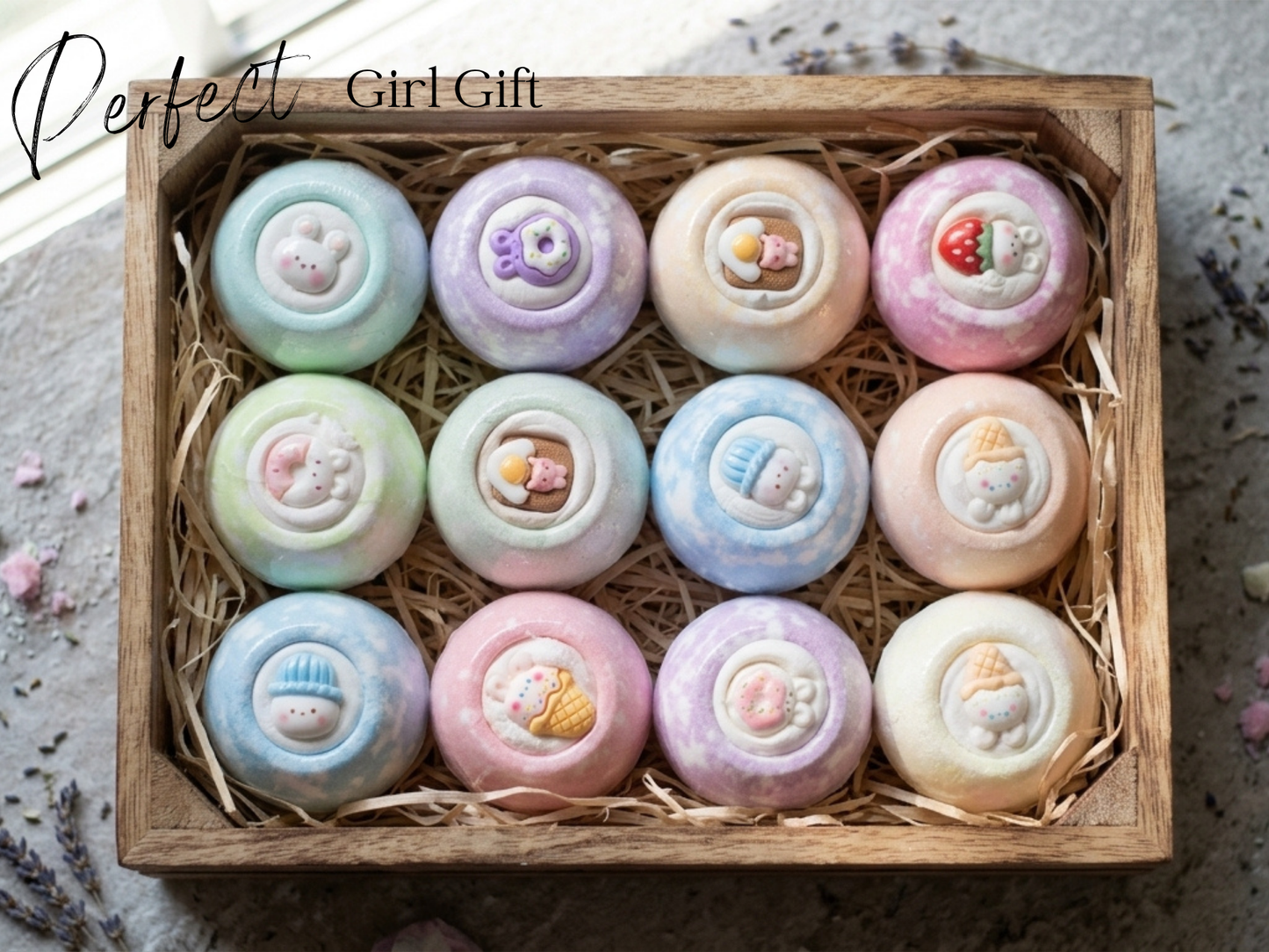 12pc Bloom Bath Bombs