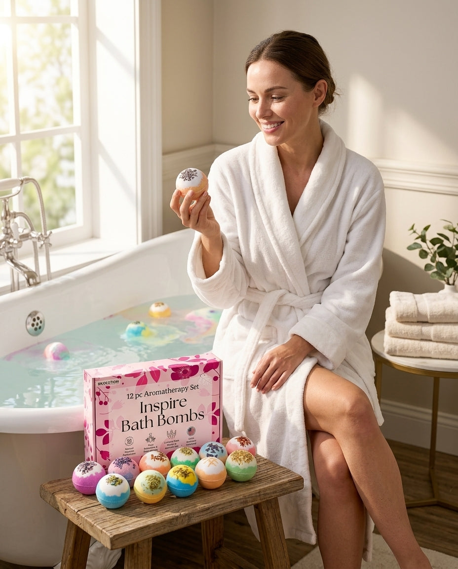 12pc Inspire Bath Bombs