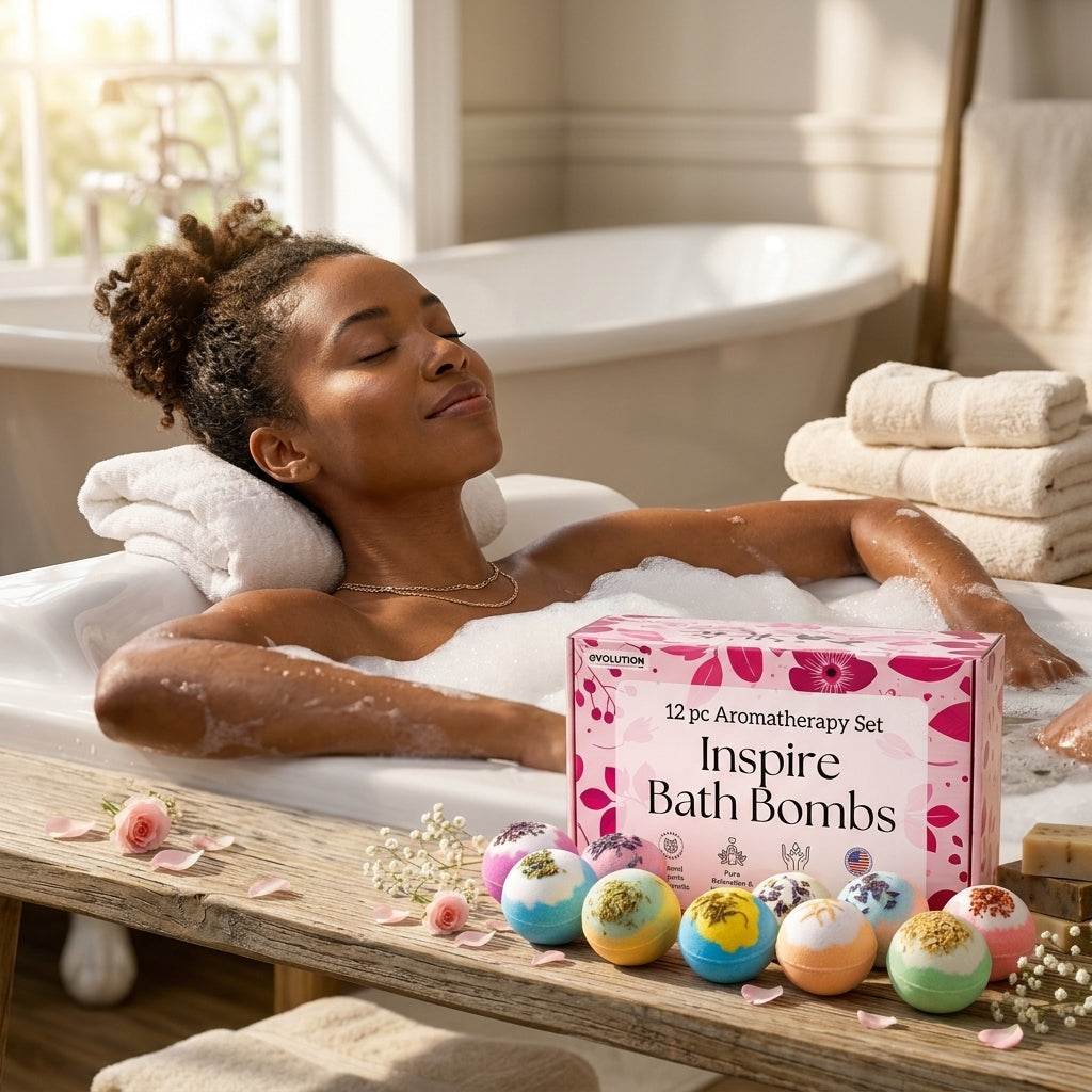 12pc Inspire Bath Bombs