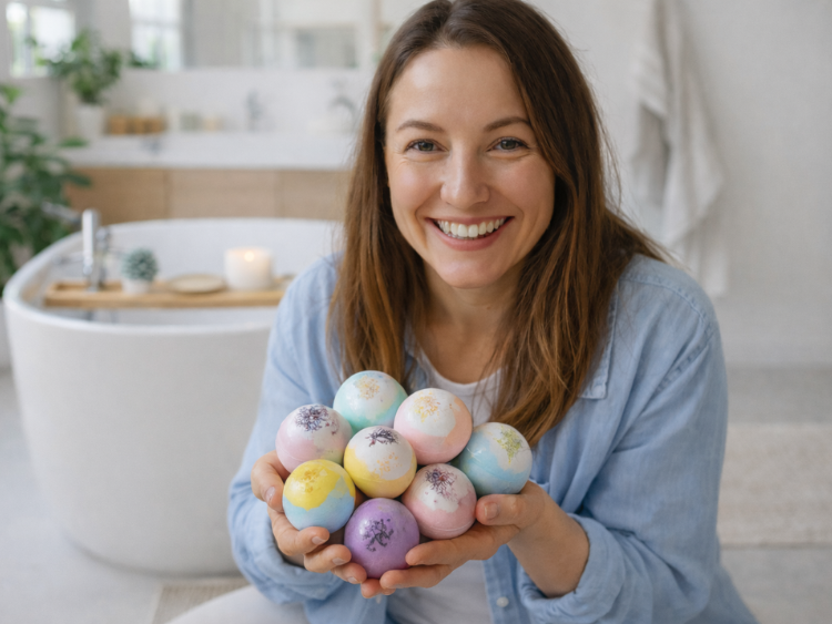 EvolutionUSA 12pc Inspire Bath Bombs for Women & Girls