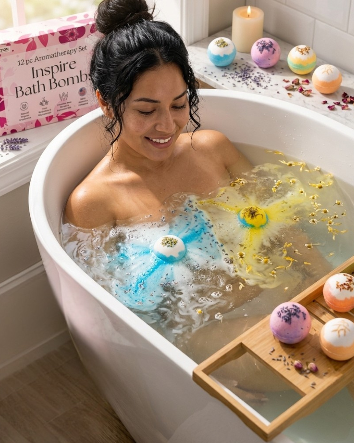 12pc Inspire Bath Bombs