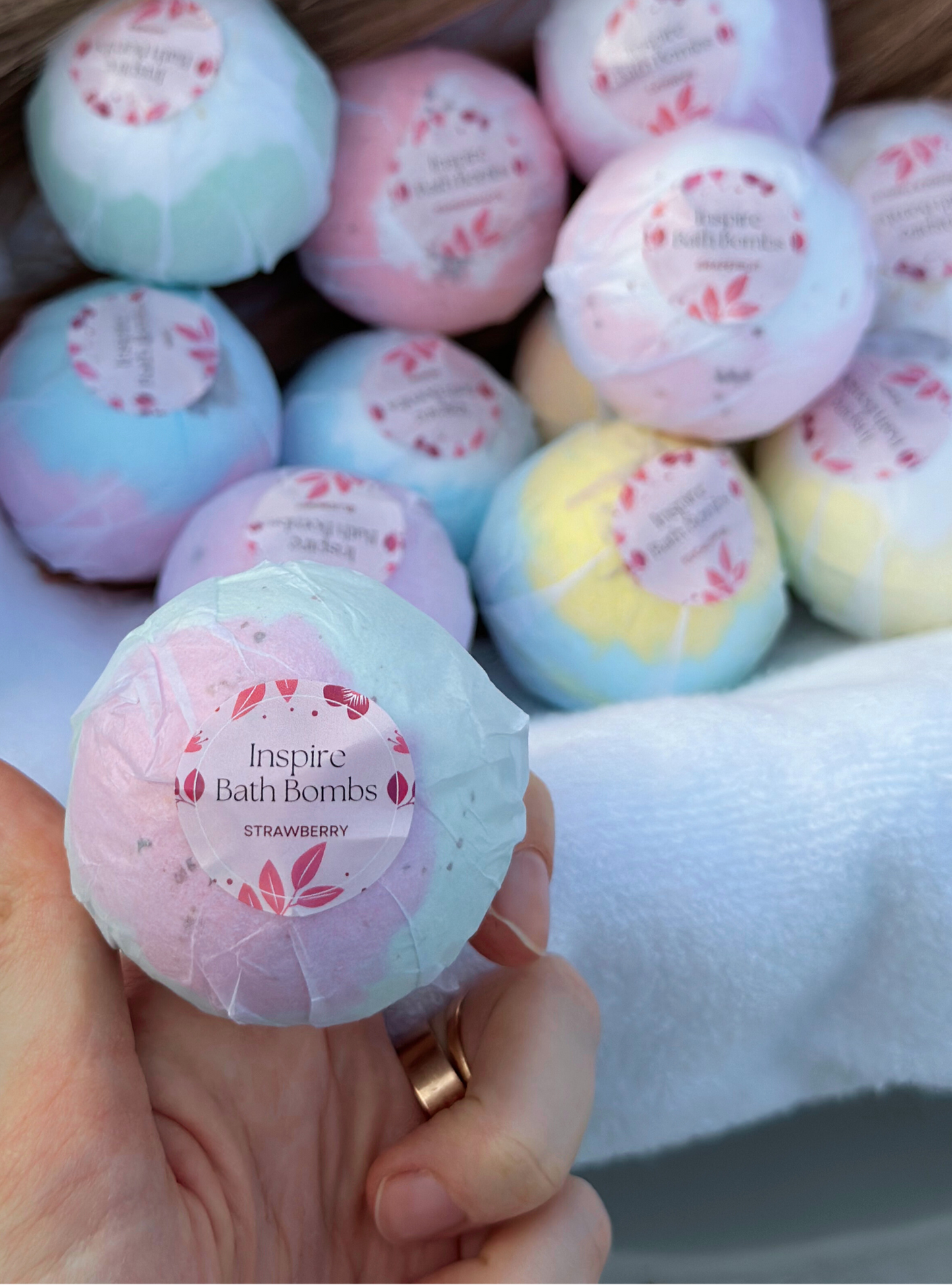 EvolutionUSA 12pc Inspire Bath Bombs for Women & Girls
