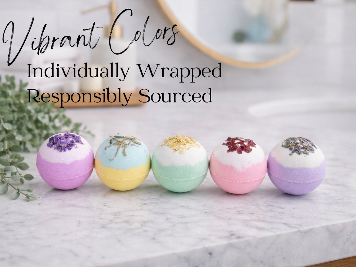 EvolutionUSA 12pc Inspire Bath Bombs for Women & Girls