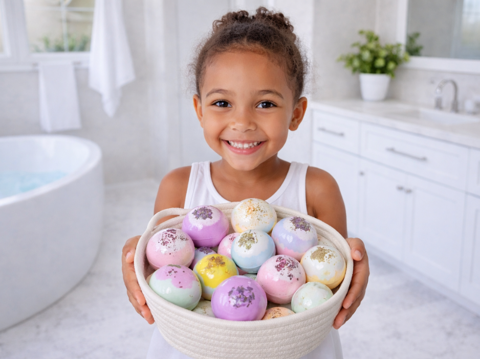 EvolutionUSA 12pc Inspire Bath Bombs for Women & Girls