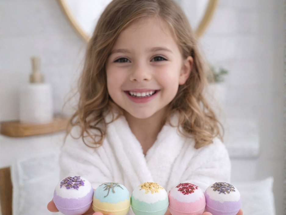 EvolutionUSA 12pc Inspire Bath Bombs for Women & Girls