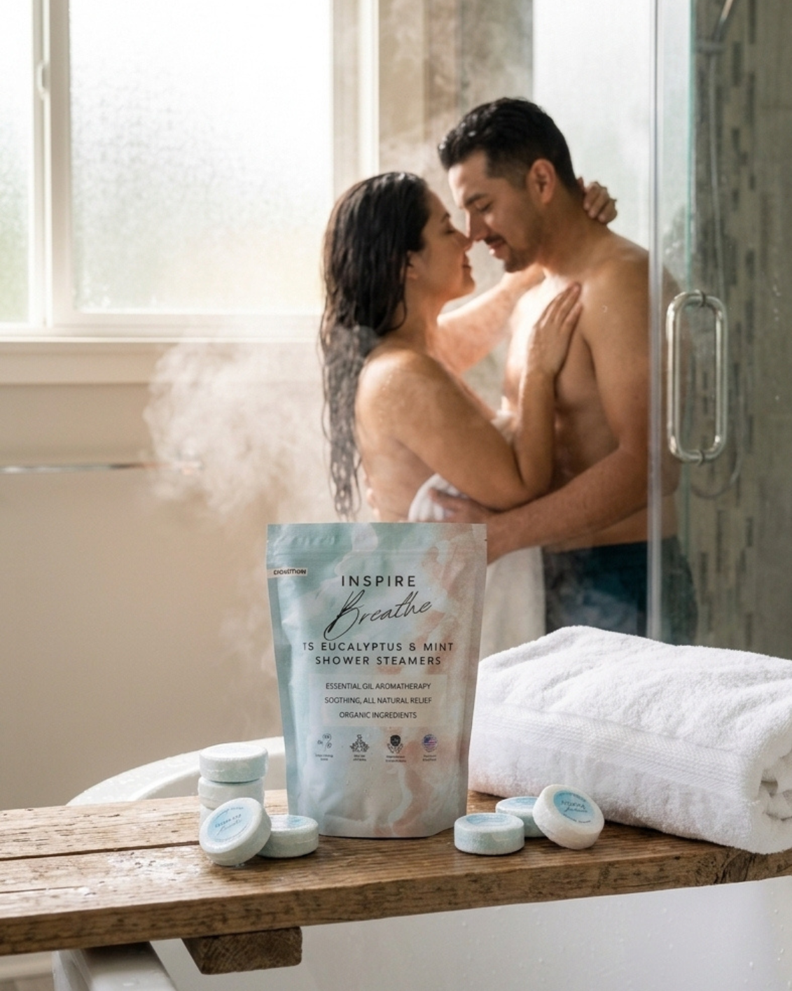 15pc Inspire Breathe Shower Steamers