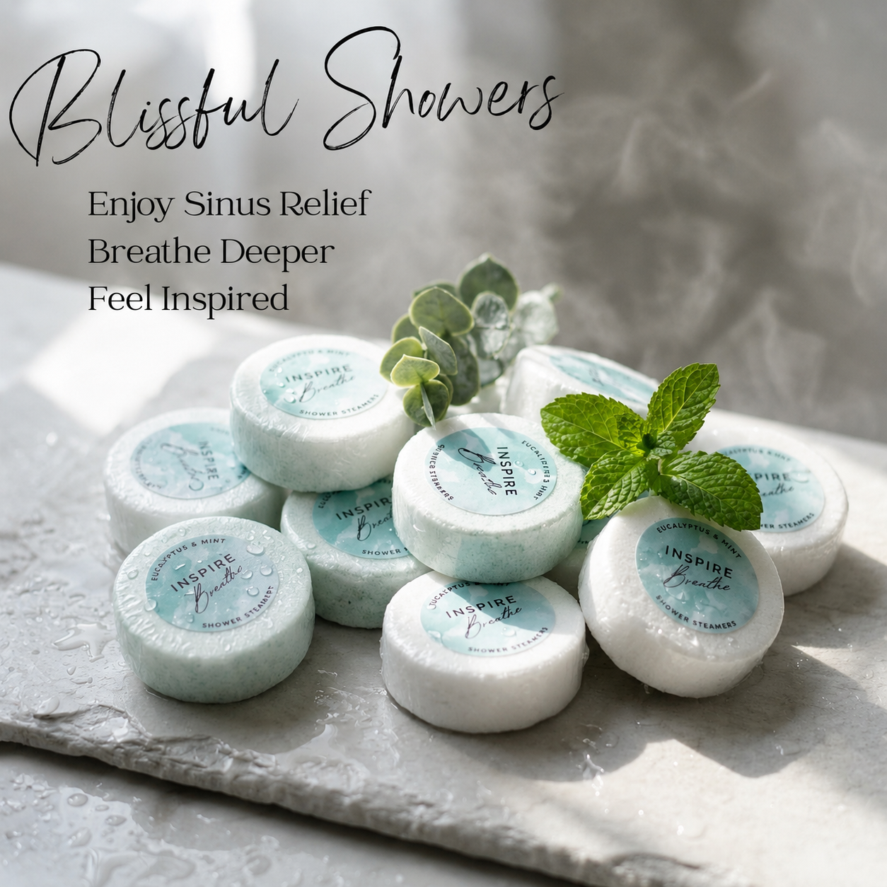 15pc Inspire Breathe Shower Steamers