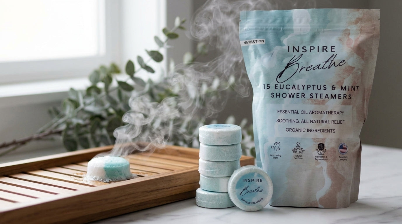15pc Inspire Breathe Shower Steamers