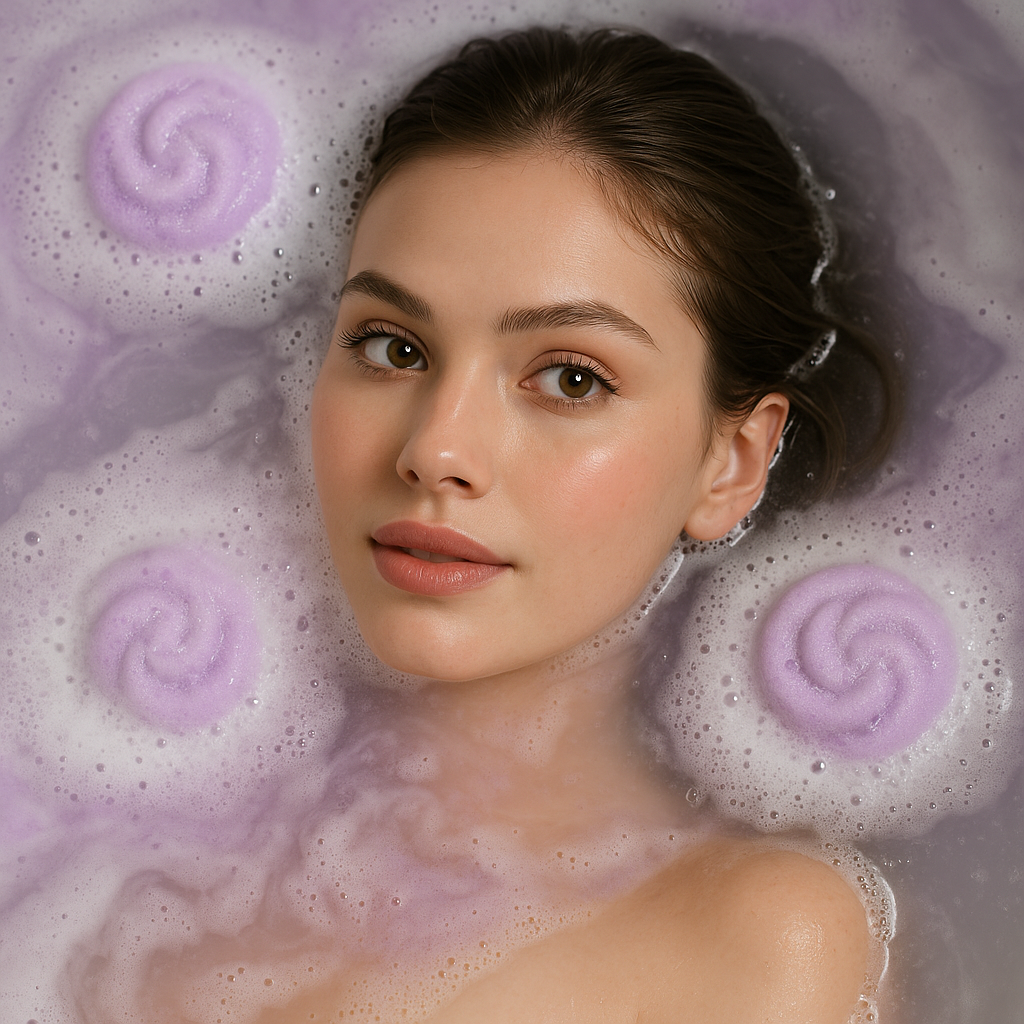 EvolutionUSA 3pc Lavender Dreams Bath Bombs for Women