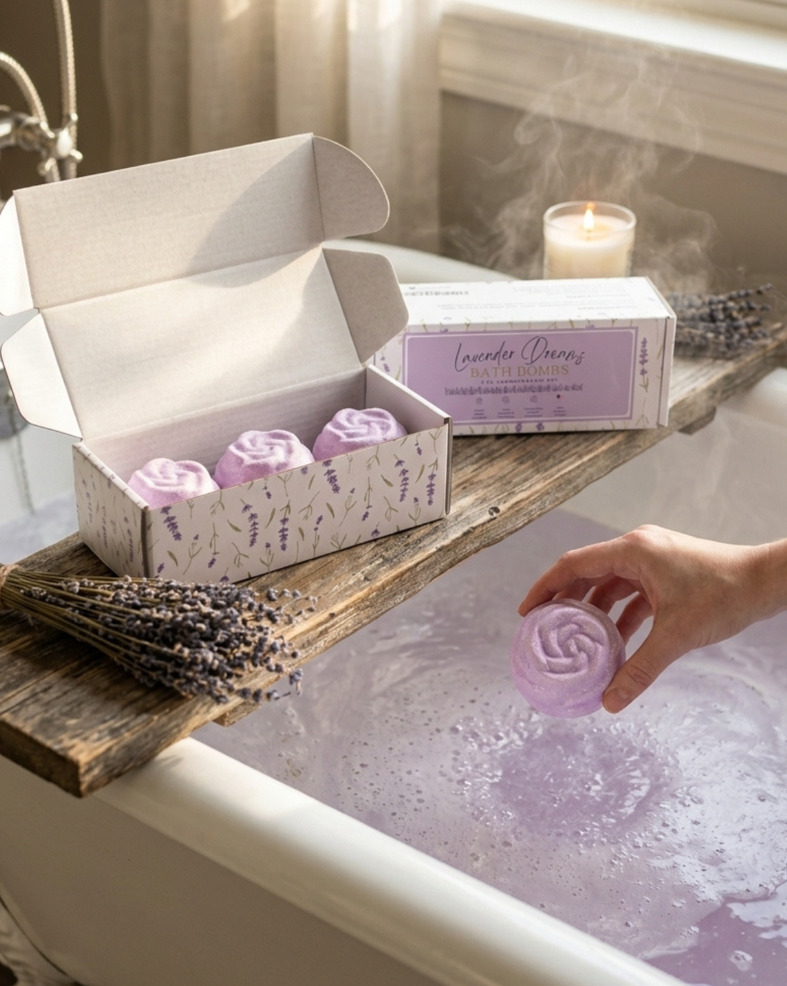 3pc Lavender Dreams Bath Bombs