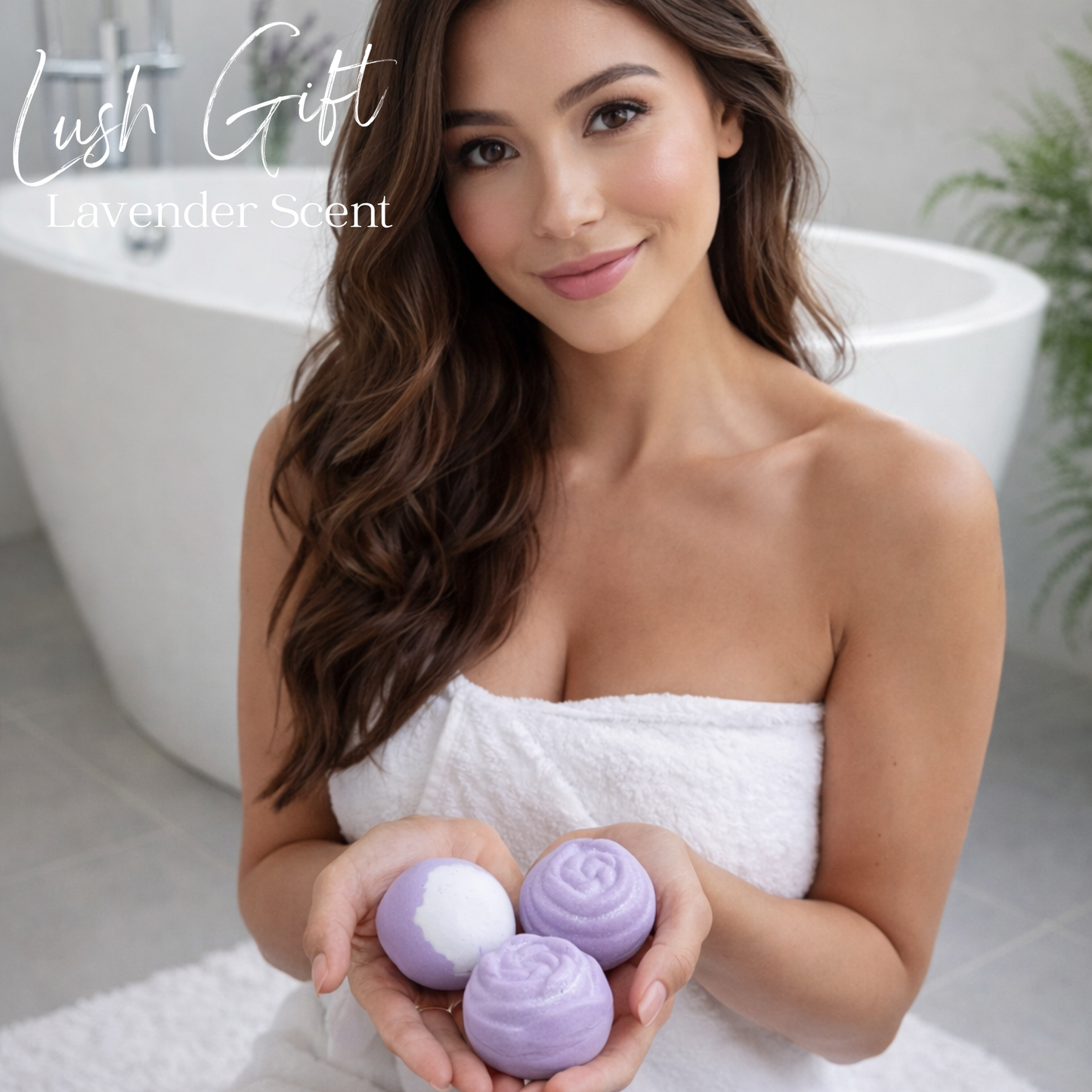 EvolutionUSA Lavender Dreams Bath Bombs for Women – 12 Organic Flower Bath Fizzer, Lush Lavender Bath Bombs for Girls, Womens Bathbomb, Lush Gift for Valentine, Easter, Birthday, Mothers Day, Self Care
