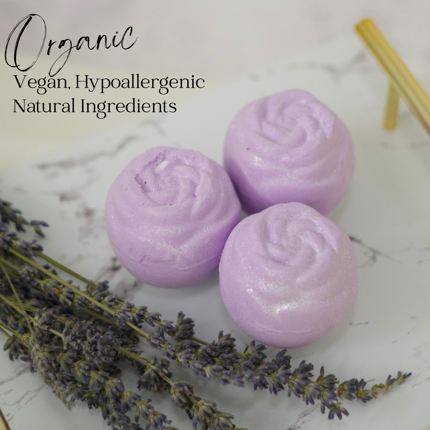 EvolutionUSA 3pc Lavender Dreams Bath Bombs for Women