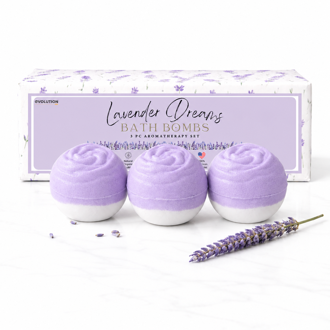 12pc & 3pc Lavender Dreams Bath Bombs Bundle