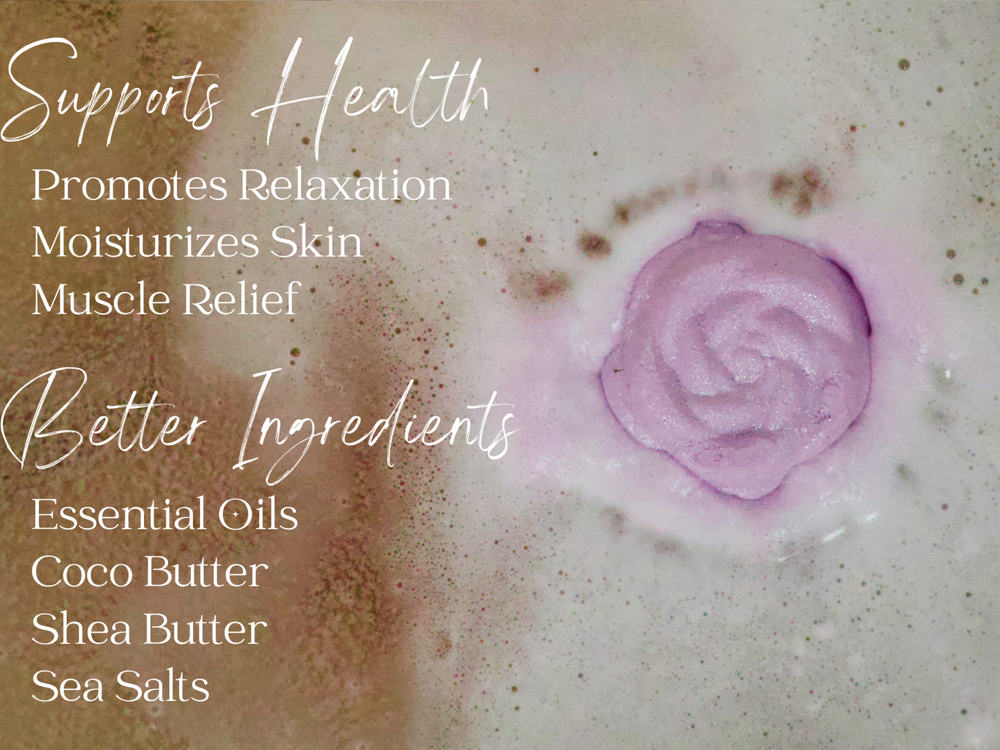 EvolutionUSA 3pc Lavender Dreams Bath Bombs for Women
