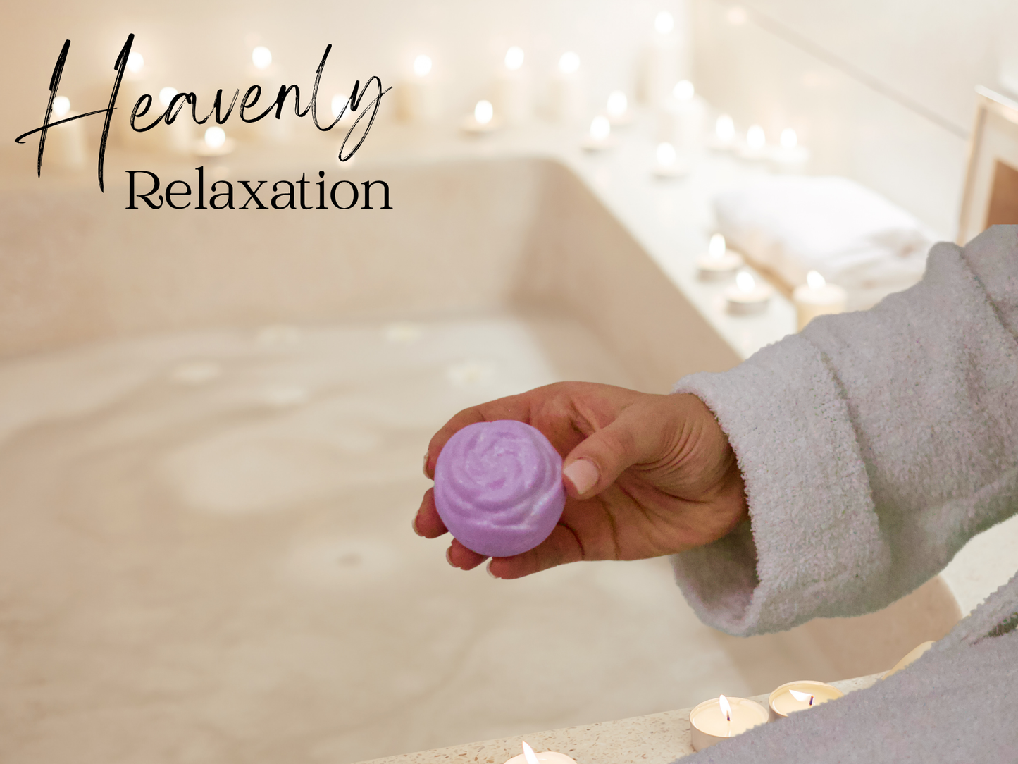 EvolutionUSA 3pc Lavender Dreams Bath Bombs for Women