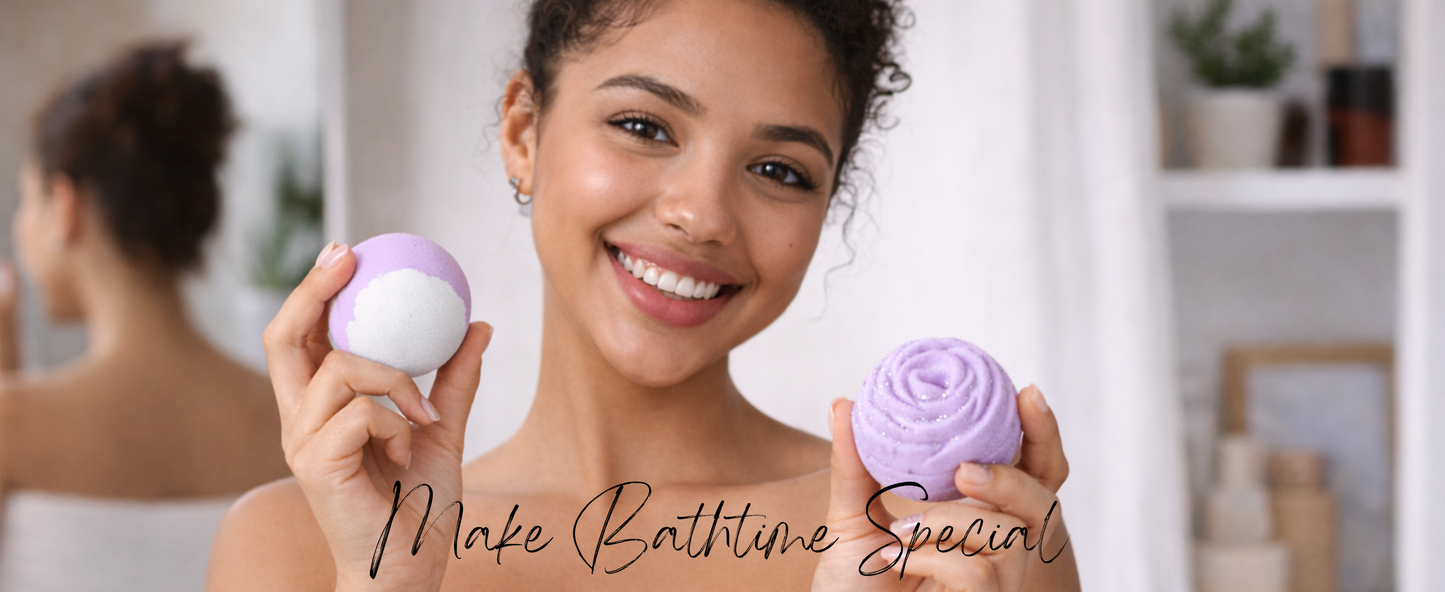 EvolutionUSA 3pc Lavender Dreams Bath Bombs for Women