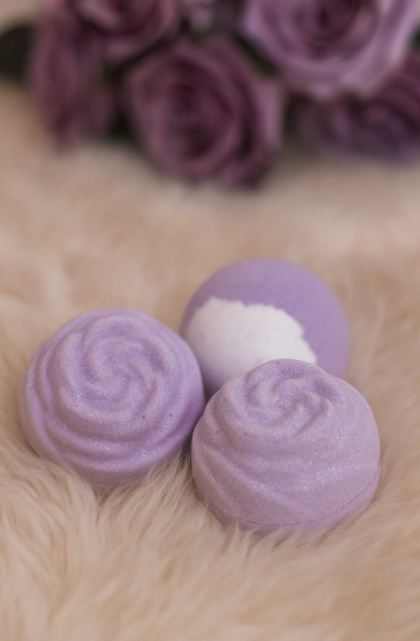 EvolutionUSA 3pc Lavender Dreams Bath Bombs for Women