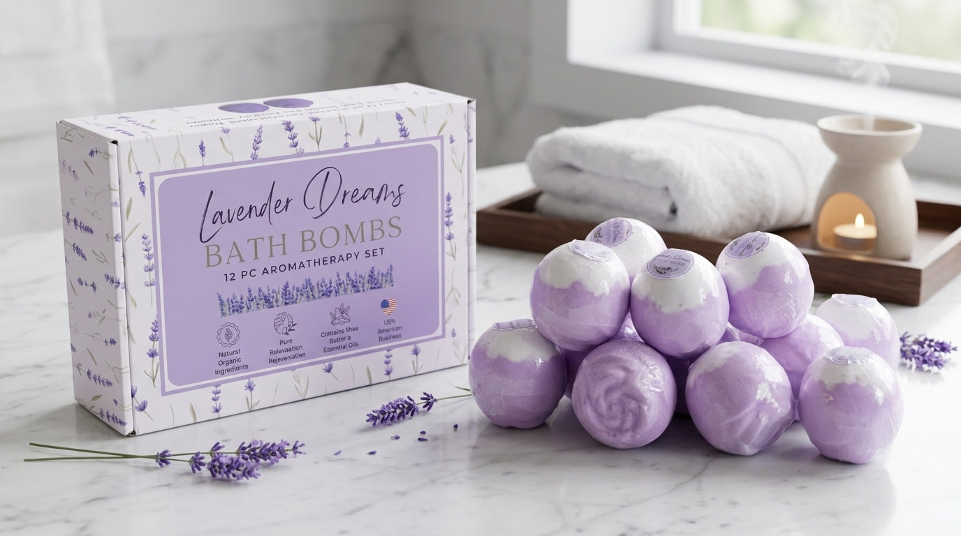 12pc Lavender Dreams Bath Bombs