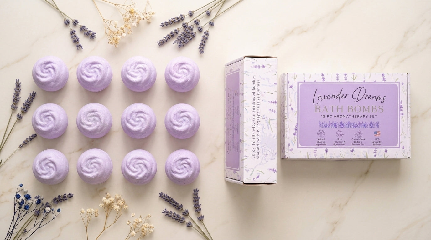 12pc Lavender Dreams Bath Bombs