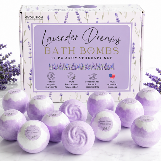 12pc Lavender Dreams Bath Bombs