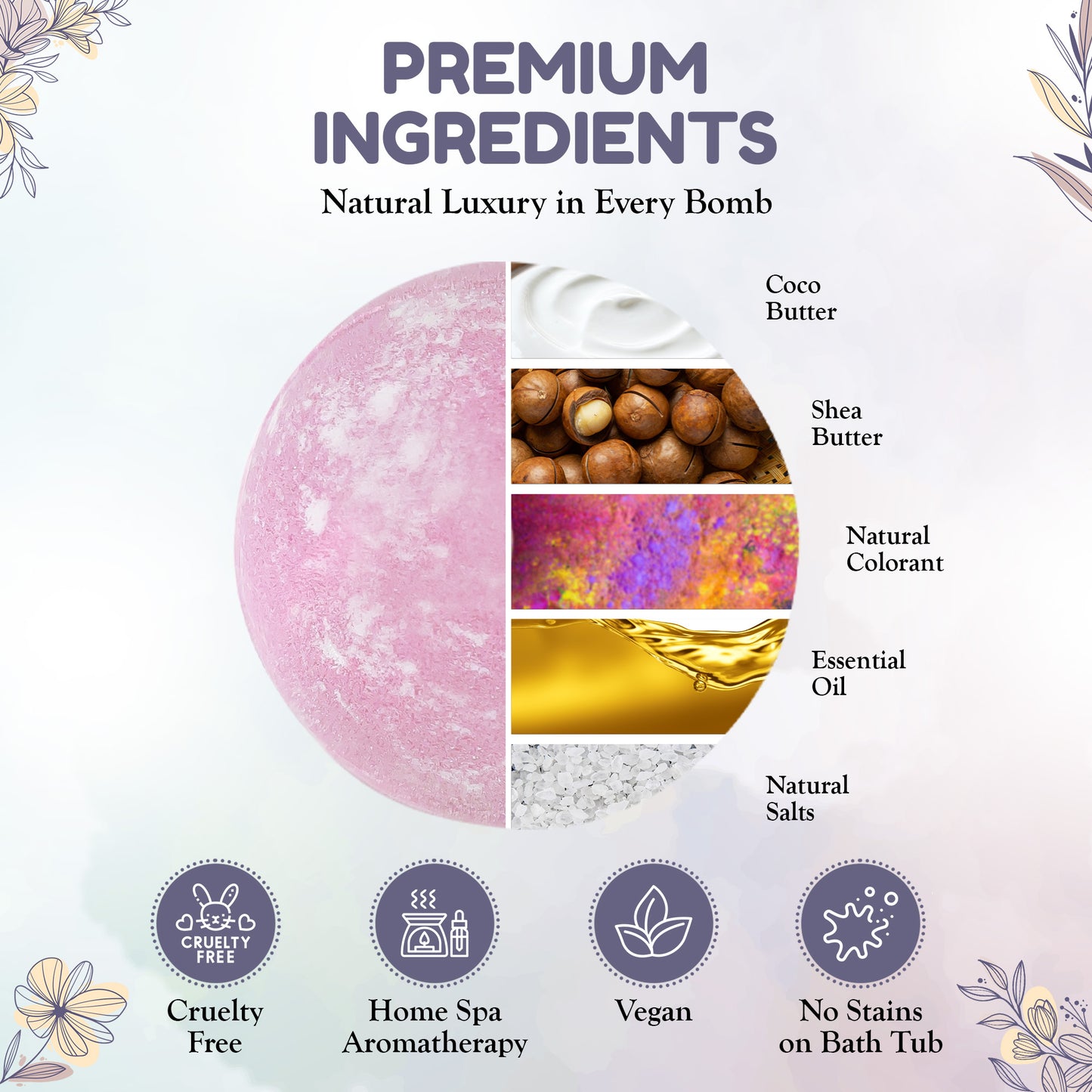 EvolutionUSA Mother’s Day Bath Bombs for Women – 12 Beautiful Bath Bombs for Mom, Thoughtful Mother’s Gift of Luxury & Relaxation, Gorgeous Bath Balls Set, Lush Aramotherpy Bathbombs, Gift Set Women