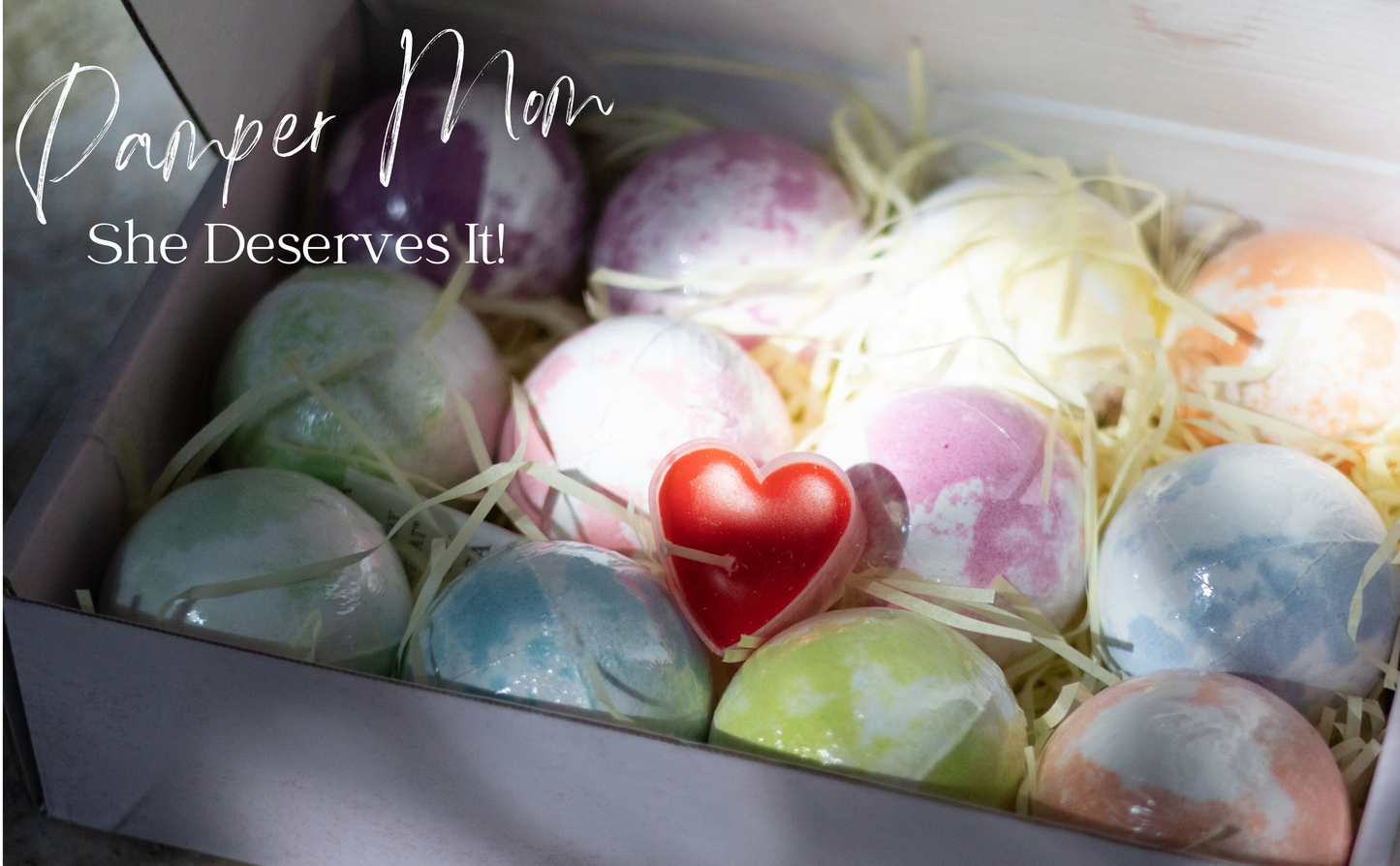 EvolutionUSA Mother’s Day Bath Bombs for Women – 12 Beautiful Bath Bombs for Mom, Thoughtful Mother’s Gift of Luxury & Relaxation, Gorgeous Bath Balls Set, Lush Aramotherpy Bathbombs, Gift Set Women