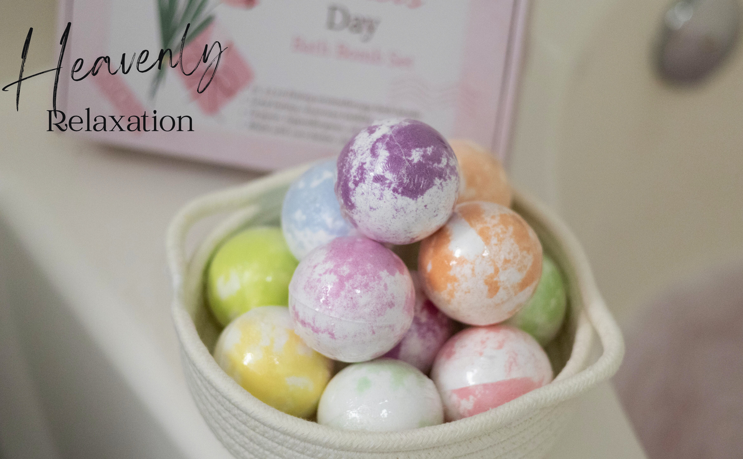 EvolutionUSA Mother’s Day Bath Bombs for Women – 12 Beautiful Bath Bombs for Mom, Thoughtful Mother’s Gift of Luxury & Relaxation, Gorgeous Bath Balls Set, Lush Aramotherpy Bathbombs, Gift Set Women