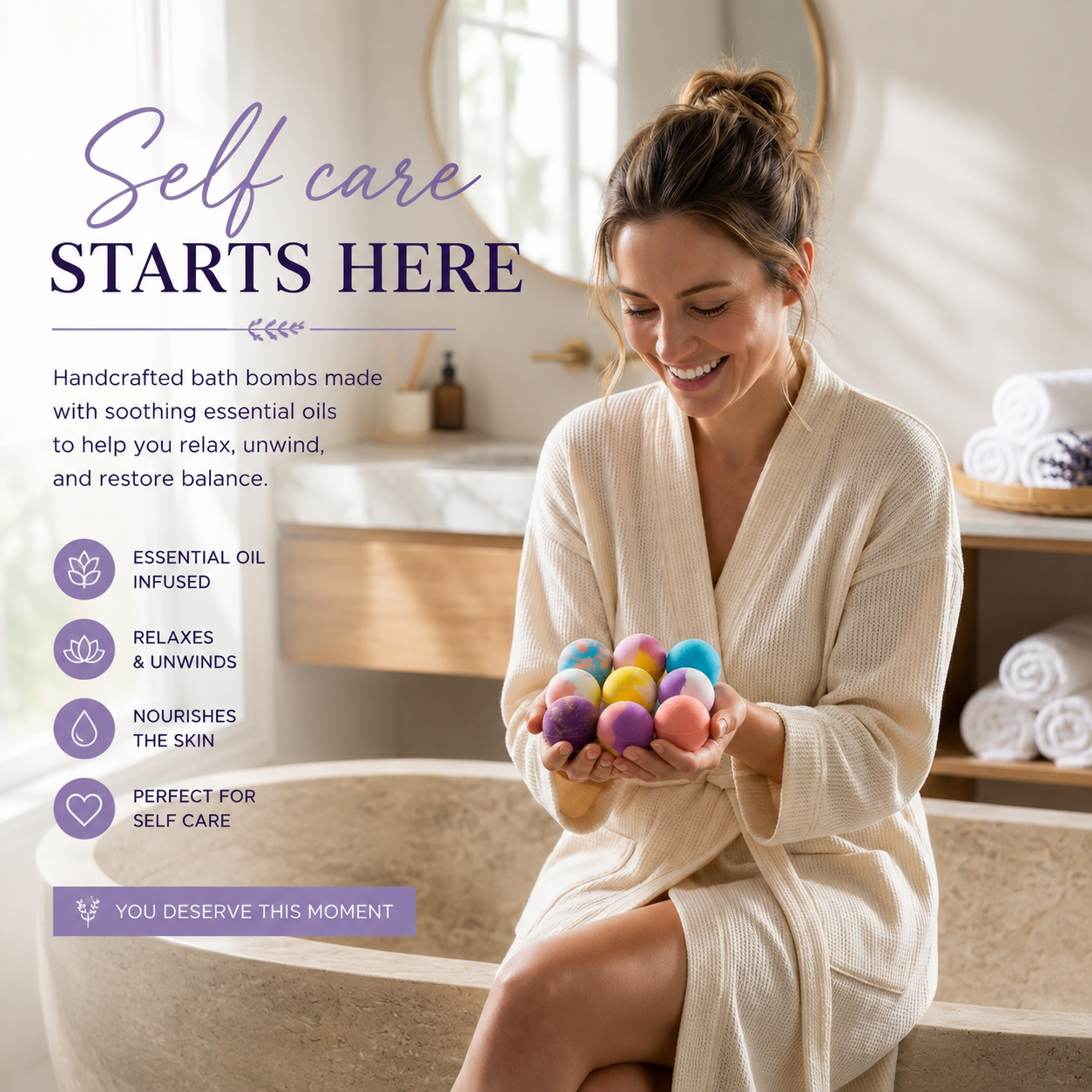 9pc Refresh Bath Bombs