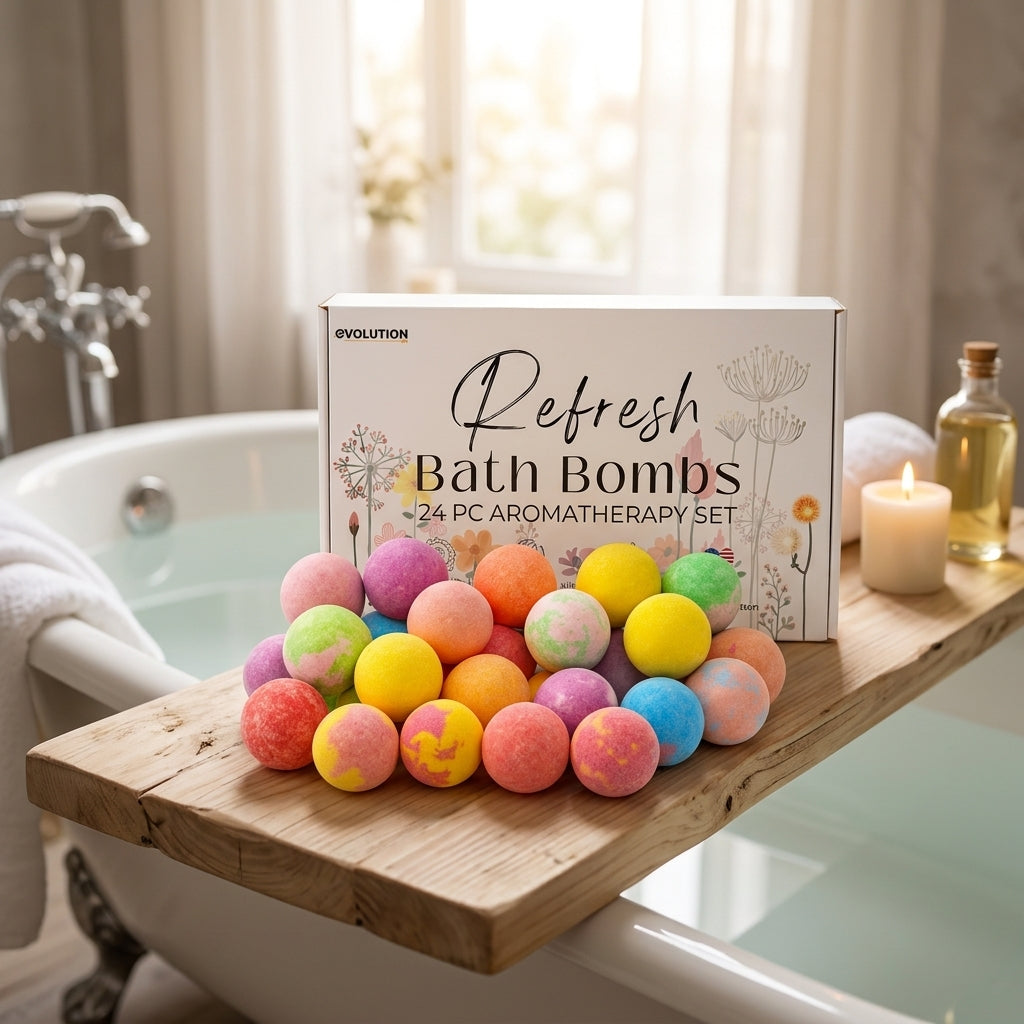 24pc Refresh Bath Bombs