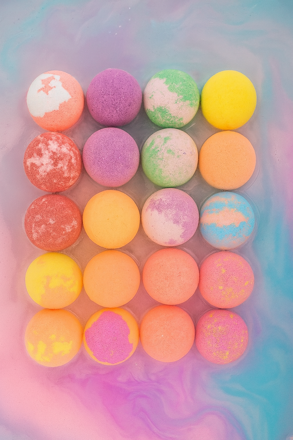 EvolutionUSA 24pc Refresh Bath Bombs for Women & Kids