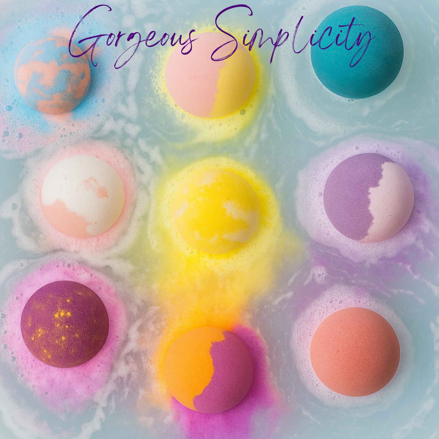 EvolutionUSA 24pc Refresh Bath Bombs for Women & Kids