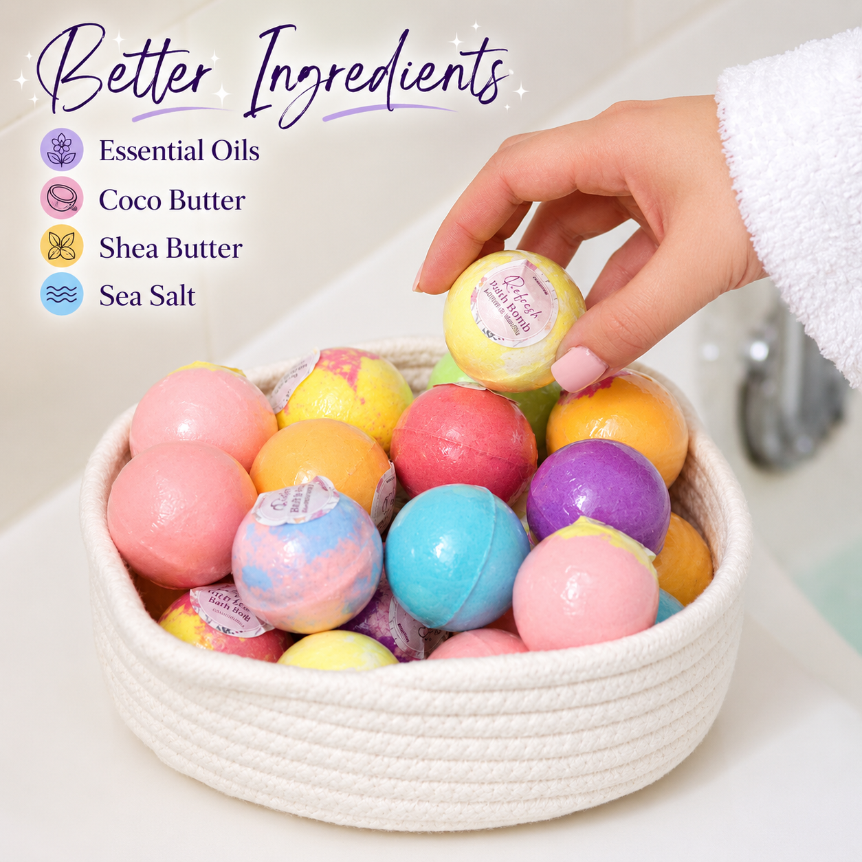 24pc & 9pc Refresh Bath Bombs Bundle