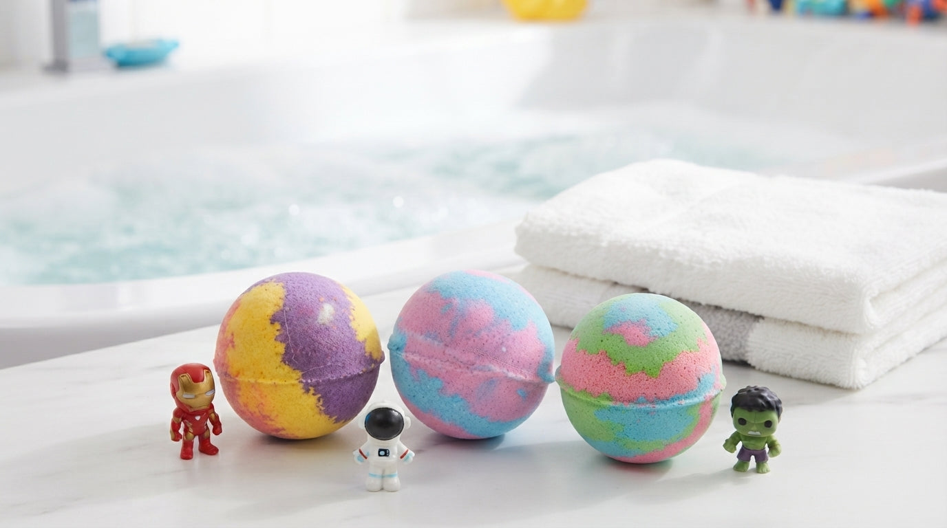 1pc Epic Superhero Bath Bomb - Red