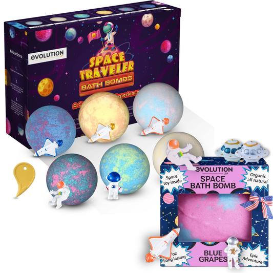 6pc & 1pc Space Bath Bombs Bundle