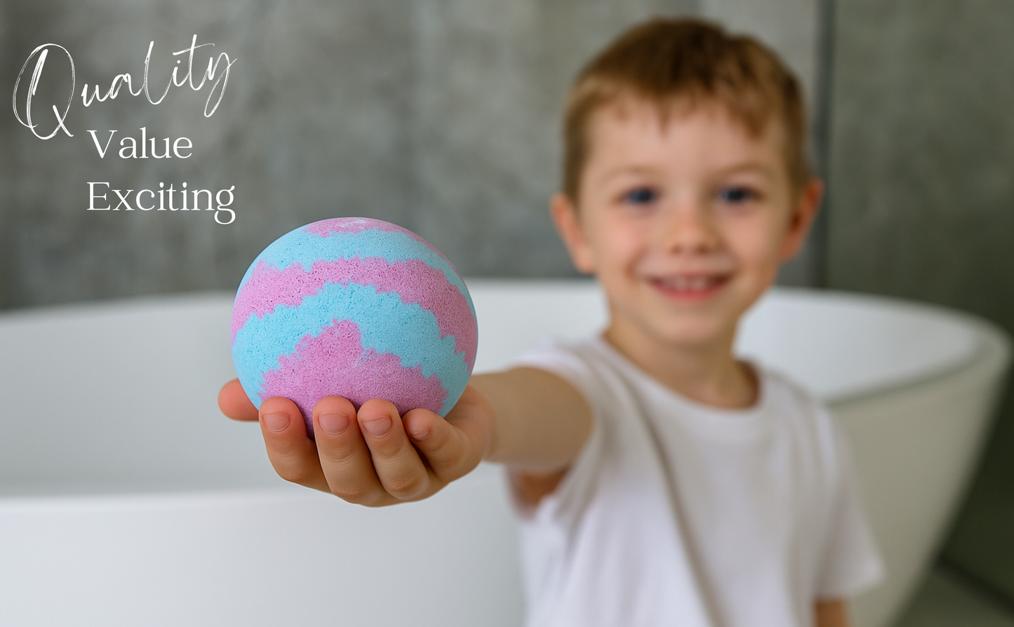 EvolutionUSA 1pc Space Bath Bomb for Boys & Girls, Planet Bath Ball with Toy Hidden Inside, Organic Hypoallerganic Childrens Bathbomb, Cosmic Fun Space Surprise, Gift Set Birthday, Valentines, Easter