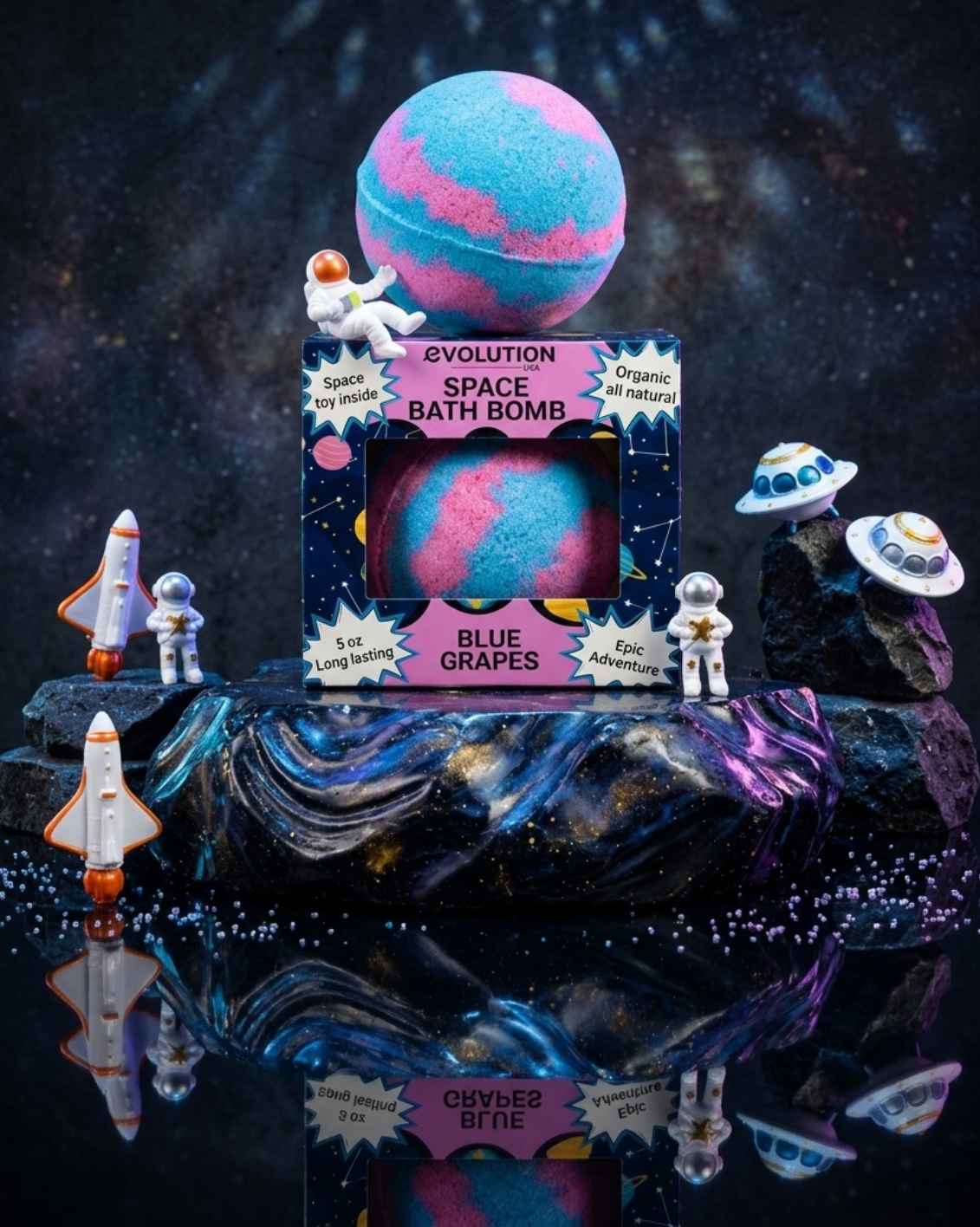 1pc Space Bath Bomb
