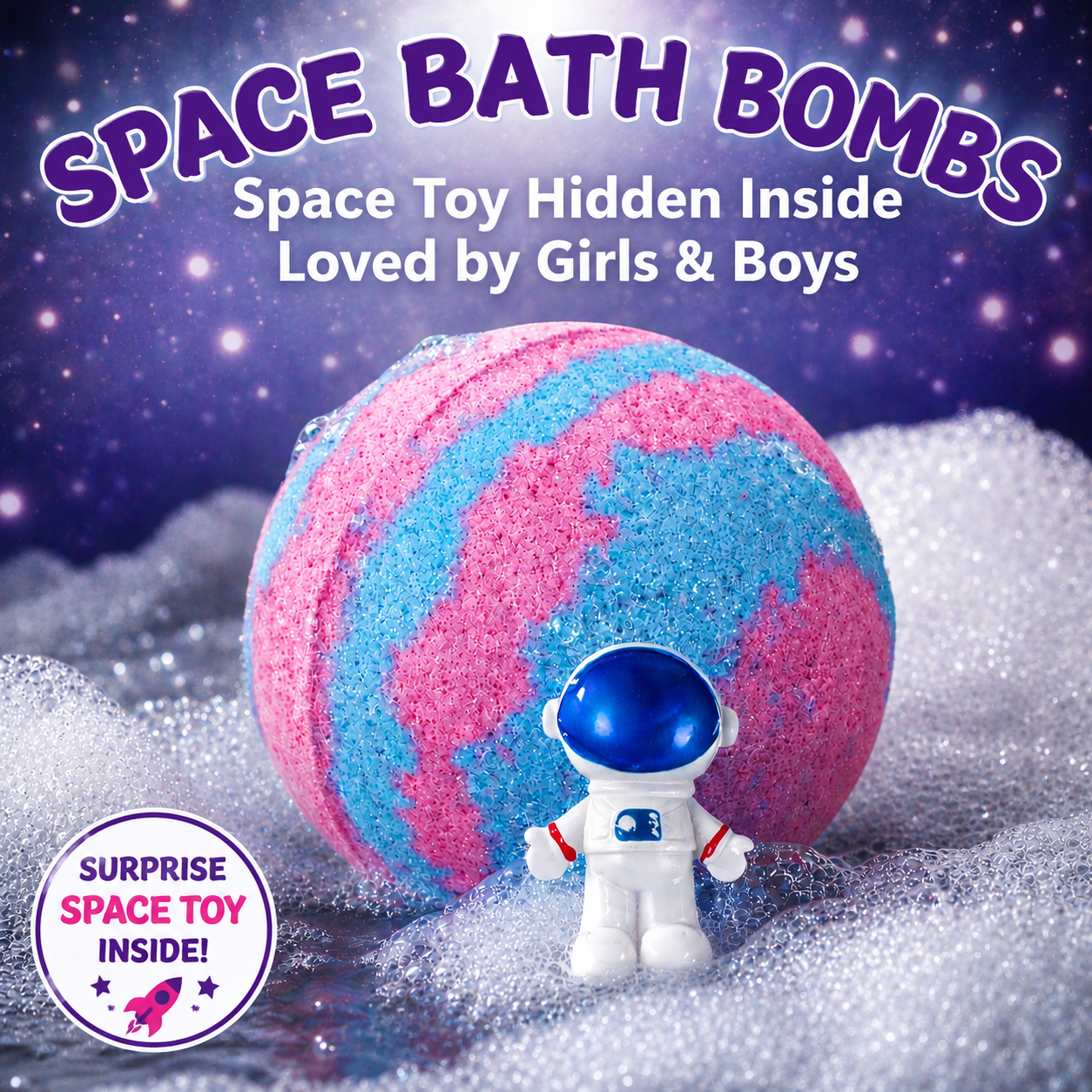 6pc & 1pc Space Bath Bombs Bundle