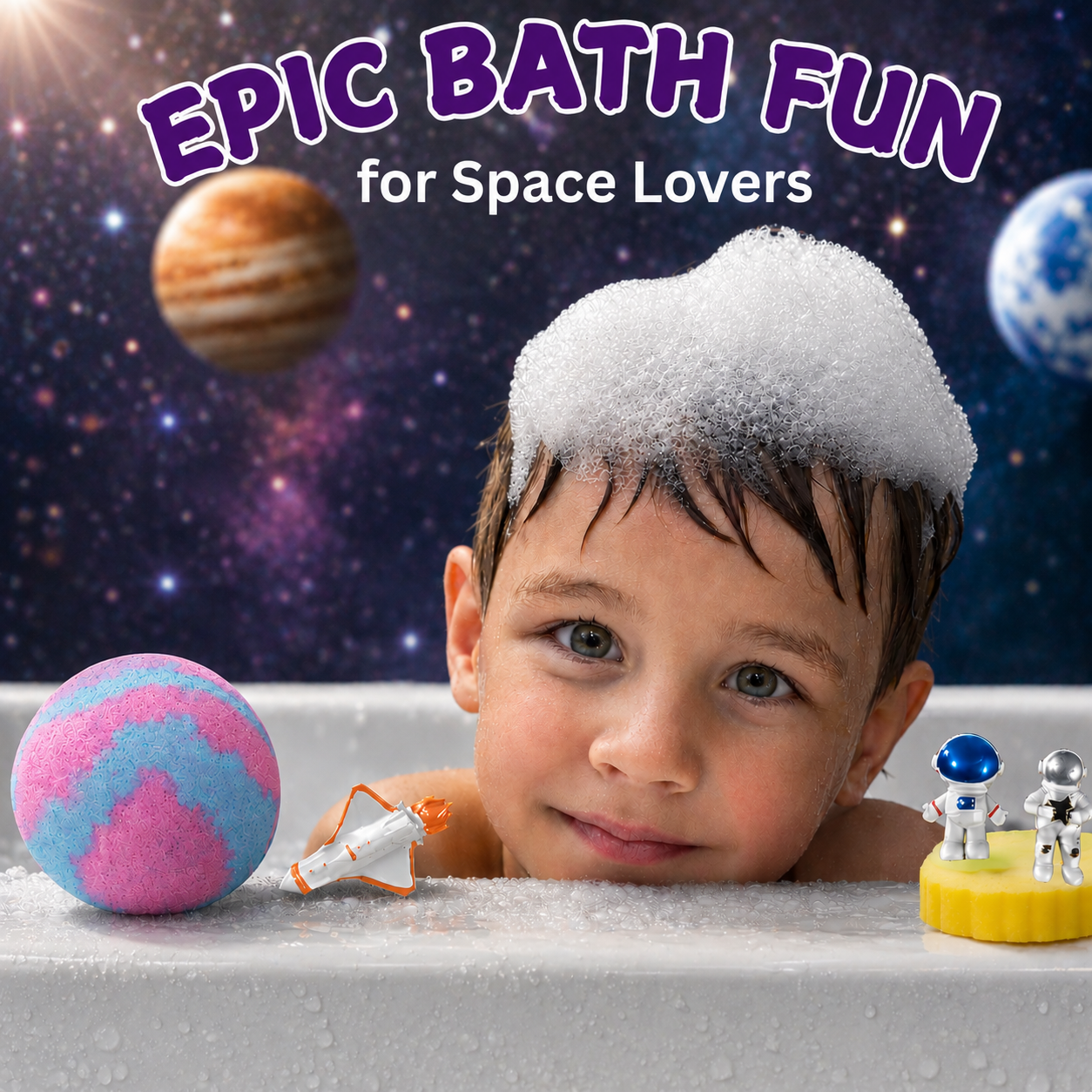 6pc & 1pc Space Bath Bombs Bundle