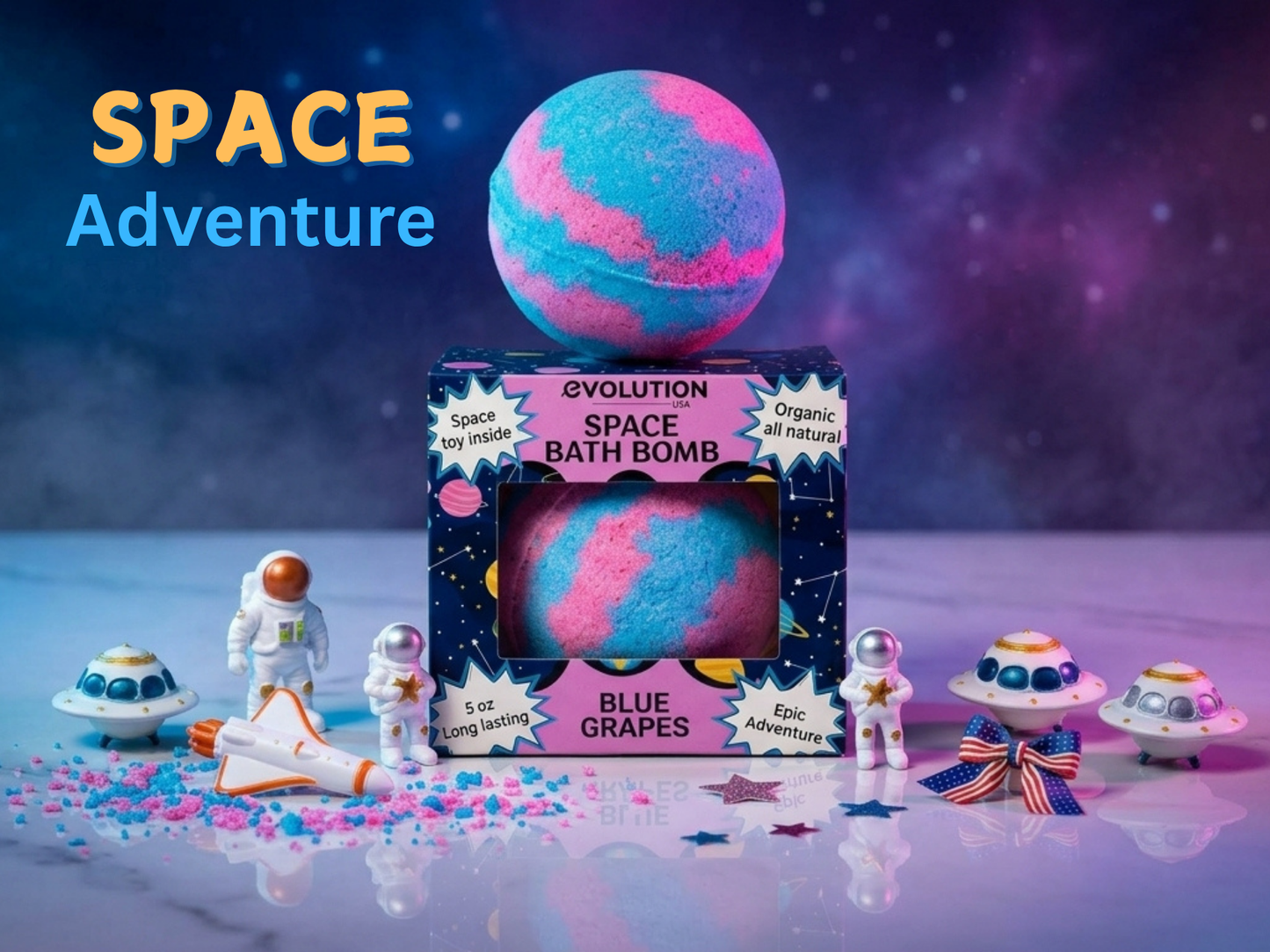 1pc Space Bath Bomb