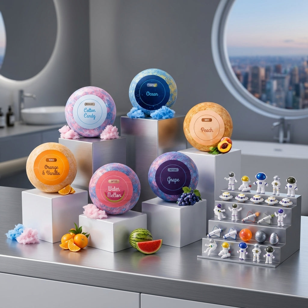 6pc Space Bath Bombs