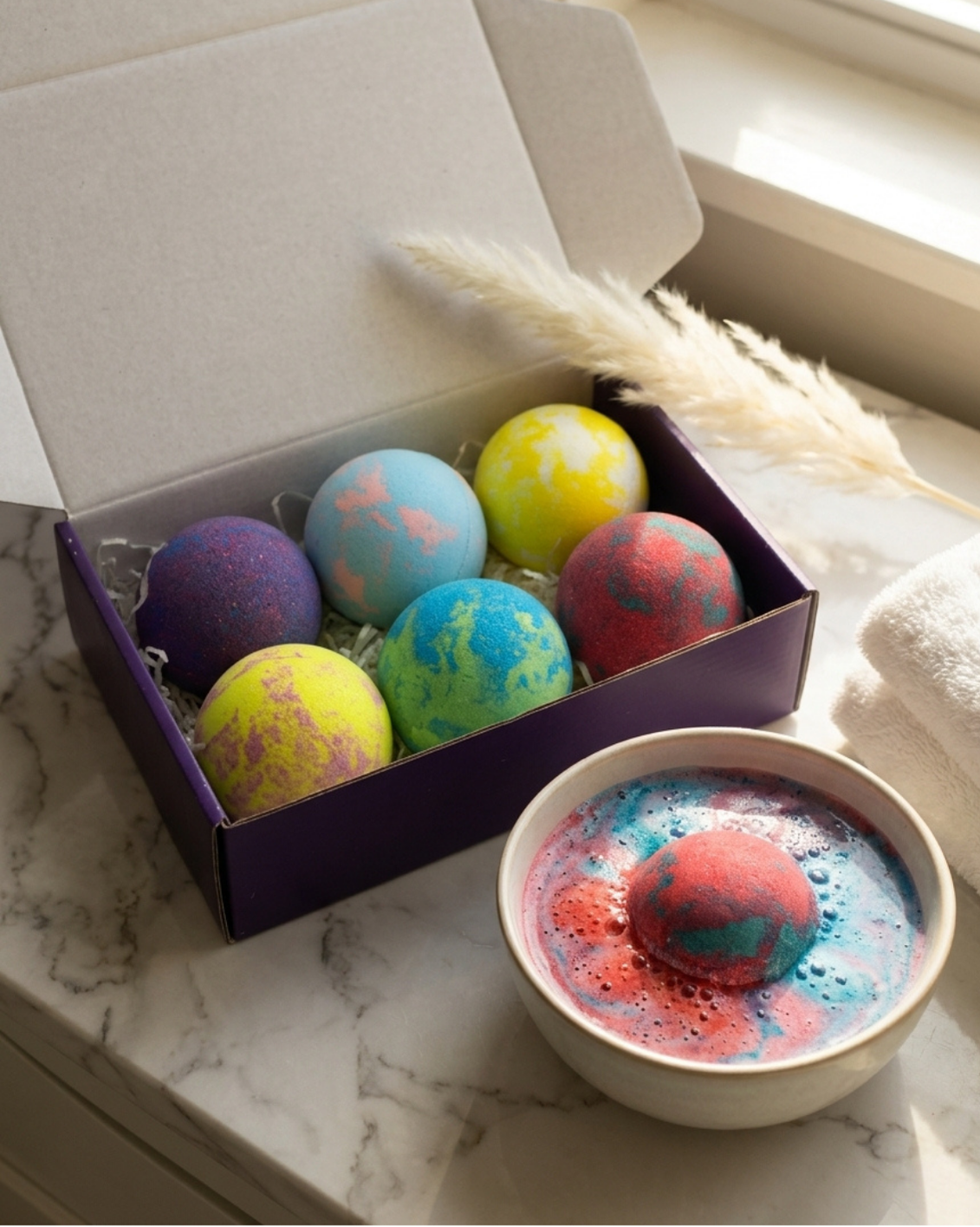 6pc Space Bath Bombs