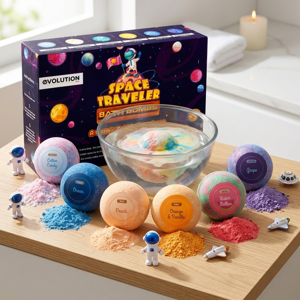 6pc Space Bath Bombs