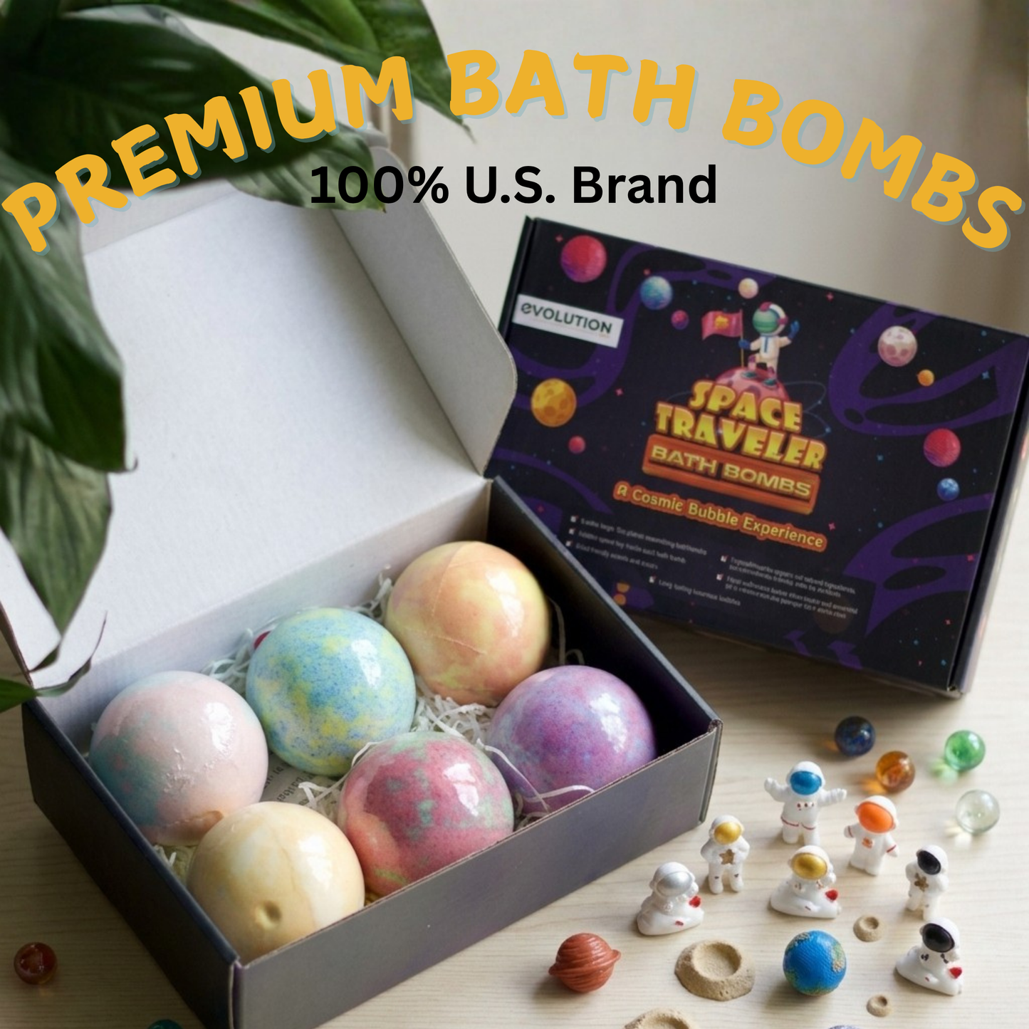 6pc Space Bath Bombs
